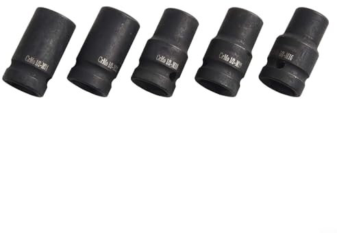 Suqare - Juego de llaves de vaso de grifo, 10 unidades, llave de destornillador eléctrico de 2 pulgadas, juego de llaves cuadradas para llave de destornillador eléctrico M6- para M24