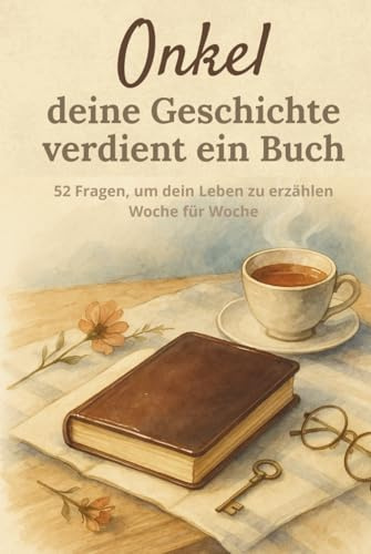 Onkel, deine Geschichte verdient ein Buch: Erinnerungsbuch für Onkel im kompakten Format 6 x 9 – 52 Fragen, um das eigene Leben, Familiengeschichte und wichtige Erinnerungen aufzuschreiben