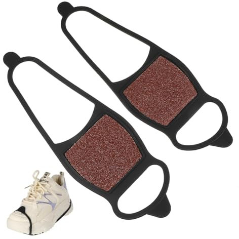 LRXIYODE 2 Paar Grobsand Gummi Anti Rutsch Schuhüberzug Für Eis Schnee Kleine Größe Leichter Spikes Ersatz Für Outdoor Winter Wanderer