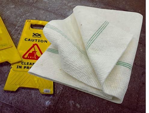 1 x MAAJ Bodentuch/Scheuertuch weiß 60x50cm - hygienisch - saugstark - weich