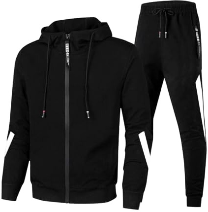Survêtement Homme Sportif Fitness Respirant Sweats À Capuche Et Pantalons Gym Jogging Larges Ensembles Sportifs Automne Hiver Streetwear Survêtements De Gymnastique Y2k Décontracté Ensemble Tracksuit