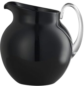 Mario Luca Giusti Plutone brocca in acrilico h 16 cm (Smalto Nero)