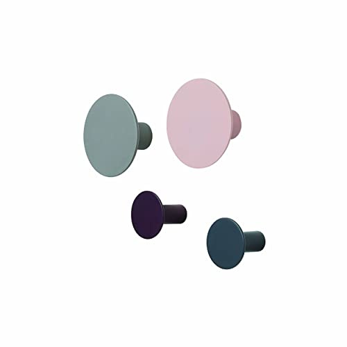 Blomus 65801 - Set di ganci da parete, 4,5 cm, multicolore