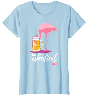 Es Eskaliert Eh Lustiger Spruch Festival Party Disko Shirt T-Shirt