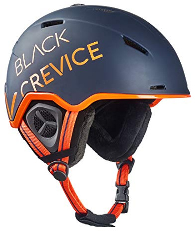 Black Crevice skidhjälm Vail, matt marin/orange, L (58–61 cm)..