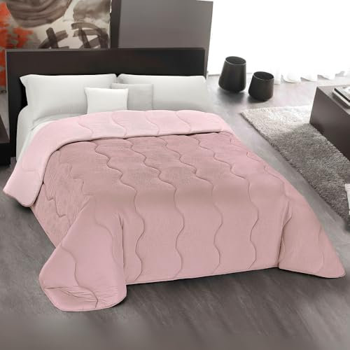MAXIME MAISON - Trapunta Invernale Letto Singolo (300gr/mq) Piumone Letto Singolo Invernale, Coperta Calda in Microfibra, Copriletto Singolo per Stagioni Fredde, Design Double Face, Made in Italy