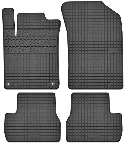 AGCPdirect Gummi Matten Fußmatten Passgenau 4-teilig Set für Citroen C3 2 2009-2016