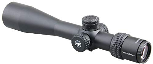 Vector Optics Veyron 6-24x44 First Focal Plane (FFP) Ultra Short Riflescope, 30mm Tube, 1/10 MIL Per Click Adjustment, Turret Lock System, True 4X Zoom Factor