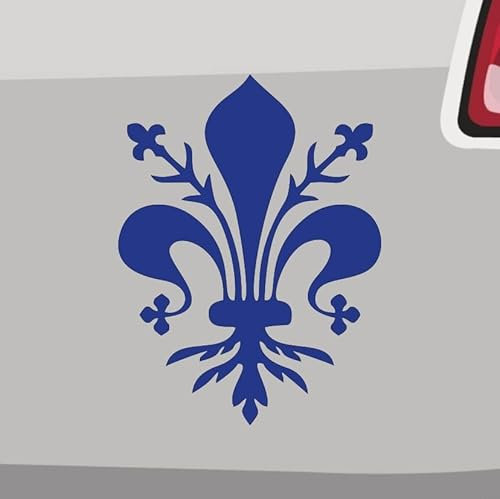 Florentiner Lilie Aufkleber -6 Größen 21 Farben- Heraldik Wappen Florenz Italien