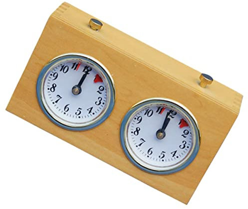 Toyvian 1stück Mechanische Schachuhr Tragbarer Präziser Timer Für Brettspiele Robuste Langlebige Konstruktion Für Schachturniere Und Freizeitspiele