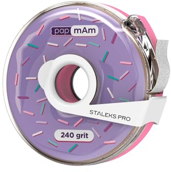 White Nail File Refill roll - 80 Files in a roll 240 grit