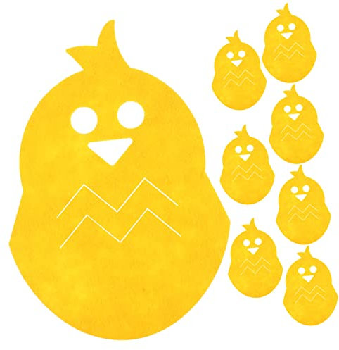 HEMOTON 8stücke Ostern Bestecktasche in Hühnerform Besteck Halter Ostermotiv Gabelschneidertaschen Aus Hochwertigem Material Partygeschirrhalter Für Familienfeiern