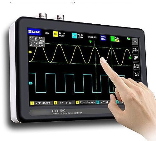 7 pouces Digital Tablet Oscilloscope 2CH 100MHz bande passante 1GS taux d'échantillonnage