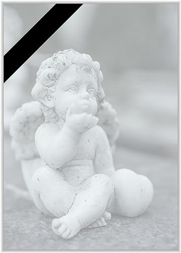 Briefpapier Trauer DIN A4 - Trauerbrief und Kondolenz-Papier 20 Blatt - Motiv Nr. 088 | 200g/m²