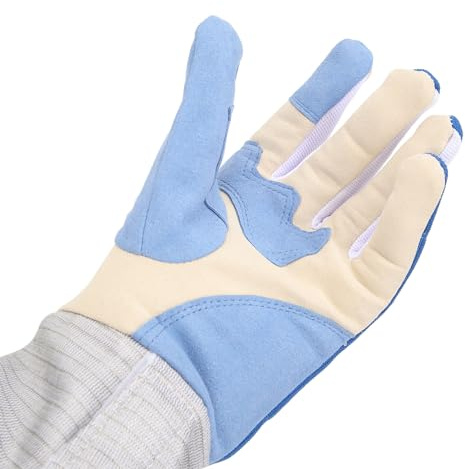 BYERZ Fechten-Trainingshandschuh, gestrickter Stoff, tragbar, hautfreundlich, Folie, Epee-Handschuh, verhindert Rutschen, linke Hand, für Fechtübungen (XL), BYERZnq2963cz85-15