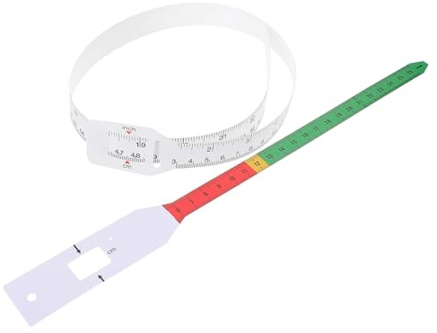 Veemoon 2 Stück Körpermaßbänder Zertifiziertes Flexibles Messband für Arm- und Kopfumfang 26cm und 60cm Leicht Tragbar für Neugeborene und Säuglinge