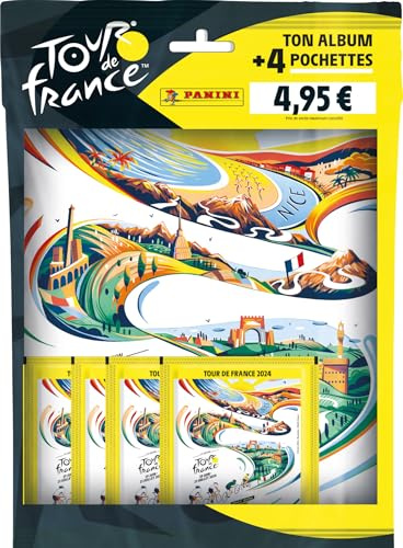 Panini Tour DE France 2024 Album + 4 tasche, 004870SPCFGD