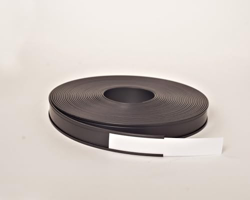 Magnetic Data Card Holder, 1.13 x 25' C Channel Magnet Roll, Flexible Magnet Shelf Labels, 1/8 Thick