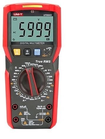 KAYPBWQMG UT89X UT89XD Multimetro Digitale Professionale True RMS NCV 20A Corrente AC DC Voltmetro capacità Resistenza Tester(UT89XD)