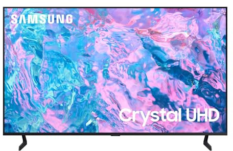 Samsung TV UE50CU7090 Crystal UHD 4K, Smart TV 50, Crystal Processor 4K, Slim Look, Q-Symphony e OTS Lite, DVBT-2, Bixby, Alexa e Google Assistant, Black (Ricondizionato)