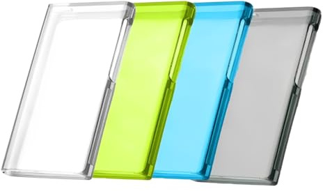 BeisDirect Schutzhülle für iPod Nano 7 / 7G 7. Generation, glänzend, weich, transparent, TPU, 4 Stück