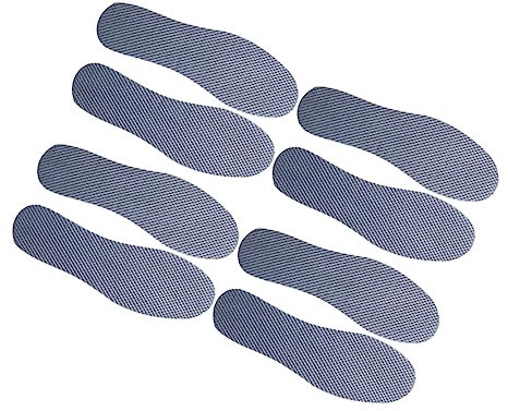 ORFOFE 4paare Atmungsaktive Sports Einlegesohlen Stoßdämpfend Schweißabsorbierend Ergonomisch Mit Mesh-material Für Herren Zur Fußdruck Gelenksentlastung Beim Sport Und Alltag