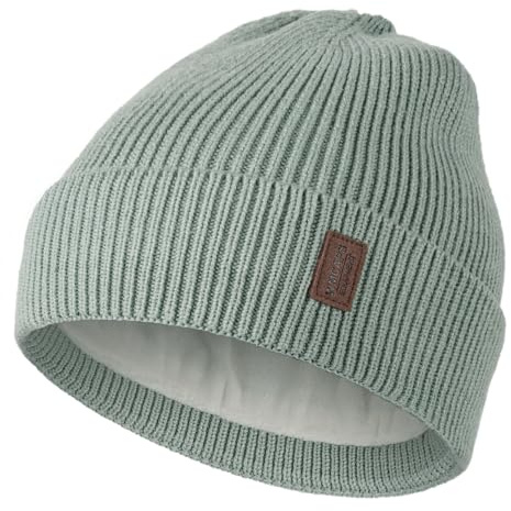 Wmcaps Mütze Herren mit Dickem Warmem Weichem Fleece-Futter | Klassische Modelle, sicherer Sitz, Versatile All-Day, für Outdoor-Arbeiten, Geschenke für Papa und Ehemann