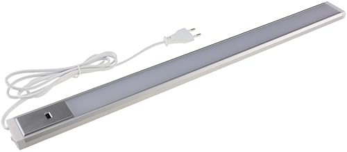 ChiliTec LED Unterbauleuchte Comprido 600 Lichtleiste 60cm | CCT einstellbare Lichtfarbe, 230V dimmbar, IR-Sensor Schalter, Warmweiß Weiß Kaltweiß