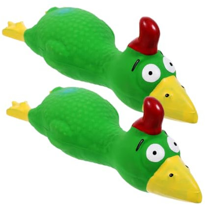 Yardwe 2 Stück Kauspielzeug Für Kleine Hunde Welpen Bissfestes Quietschendes Latex Spielzeug Interaktiv Für Stressabbau Und Zahnpflege Unterwegs