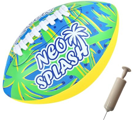 NEO-SPLASH Palle amatoriali da Football americano 9 inch Neoprene Beach Ball (AAY, 9 Inch)