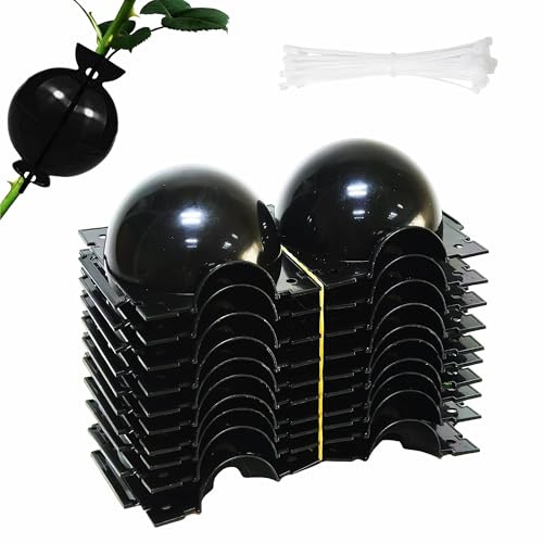 Germoir pour Plantes Boule de Marcottage Aerien Germogliatore Semenzaio Grow Box, Radicante per Talee Giardinaggio Grow Box Kit Completo Semenzaio Germinazione Mini Serra (Nero Scuro, Piccolo)
