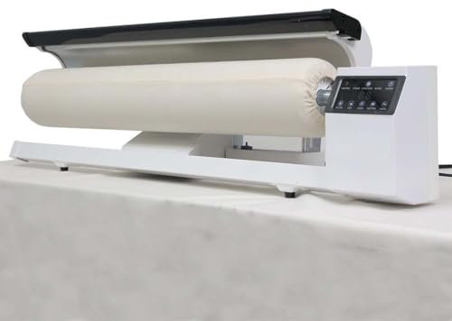 KHYTEBV Machine à Repasser à Rouleaux Commerciale 2950 W | Presse à Vapeur rotative 900 mm pour Linge d'hôtel, draps et Linge de Maison | Défroisseur Vapeur Industriel pour Tissus avec Fonction Fo