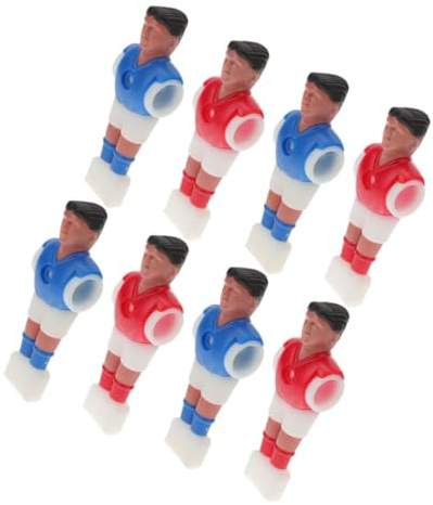 TOYANDONA 8 Piezas Figuras De Futbolín para Mesa De Fútbol Equipo Completo De Jugadores De Futbolín Accesorios De Repuesto
