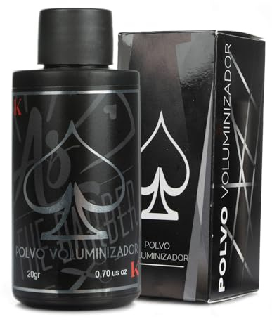 As the Barber Polvo de Peinado Voluminizador para Cabello I Textura y Volumen con Acabado Mate I Control Flexible con Fijación +24h I Ligero y Sin Residuos I 20 g