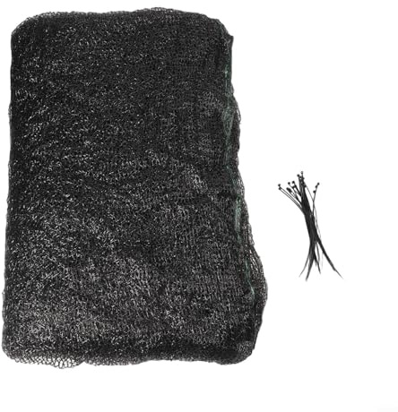 Hosrivae Tela de sombra 50% de malla de bloqueo UV, tela de punto de polietileno de alta densidad para invernaderos de jardín, graneros, corrales de aves de corral y sombreado al aire libre