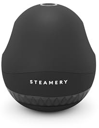 Steamery Levapelucchi Pilo 1, togli pelucchi e lanuggine, 5 W, portatile, ricaricabile, ergonomico, design scandinavo, Nero