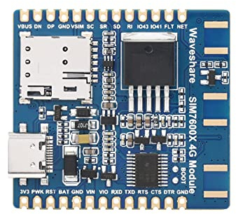 Waveshare SIM7600E-H 4G-Module,utilizzato per l'accesso Internet dial-up Windows/Linux,comunicazione piattaforma cloud,localizzazione GNSS, compatibile con Raspberry Pi/Jetson Nano/ESP32/STM32