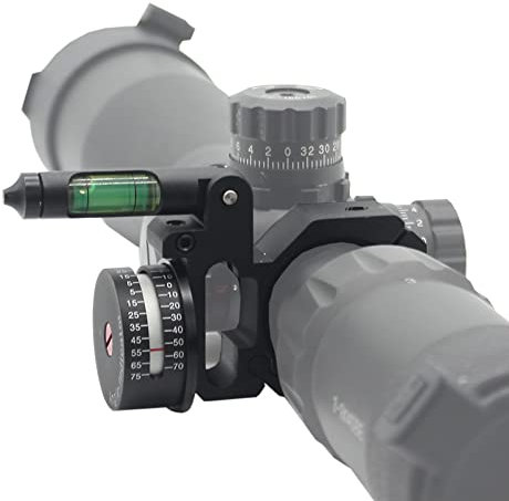 Indicatore di angolo Portata del fucile Livella a bolla Misura 25,4 mm / 30 mm Anelli di montaggio per mirino per mirino ottico. (Colore : Left)