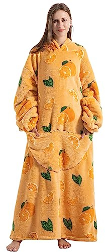 Thigies Sudadera con Capucha para Mujer Hombre,Oversized Batamanta Manta con Capucha,Comfy Bata Mujer Invierno