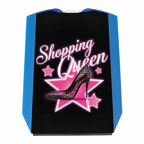 speecheese High Heel mit pinken Sternen Parkscheibe - Shopping Queen Stilsicherer mit hohem Absatz und pinken Sternen einkaufen Shoppen Frauen Leidenschaft