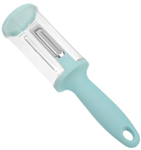 TOPBATHY Éplucheur Multifonction avec Boîte de Rangement, Acier Inoxydable