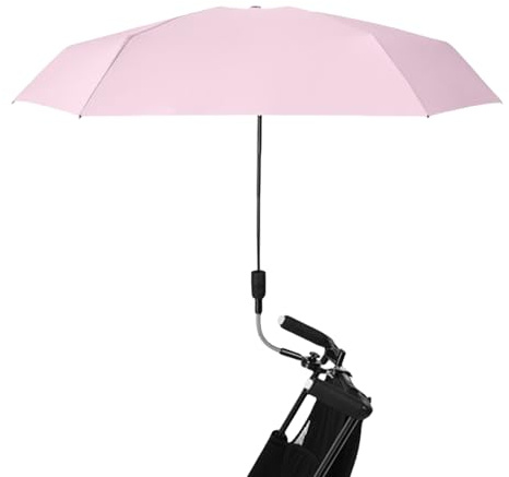 Générique Sonnenschirm für Kinderwagen | Sonnenschirm mit UV-Schutz für und Kinderwagen – atmungsaktiver und stabiler Sonnenschirm für Strand, Outdoor und Rollstühle, Rosa, Se référer au descriptif