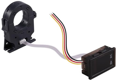 Koolenry Voltmetro e Amperometro Ad Effetto Hall A Doppio Display Isolato per un Efficiente Controllo Della Carica Della Batteria Nelle Auto, 12V-72V