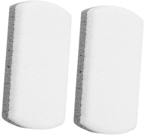 Pietra Pomice per Piedi a Doppia Faccia, Rimuove Calli e Pelle Morta | Pu Ergonomico, Impugnatura Comoda, 2 Pezzi per Piedi e Tallone, Uso Salone e Cura Mani