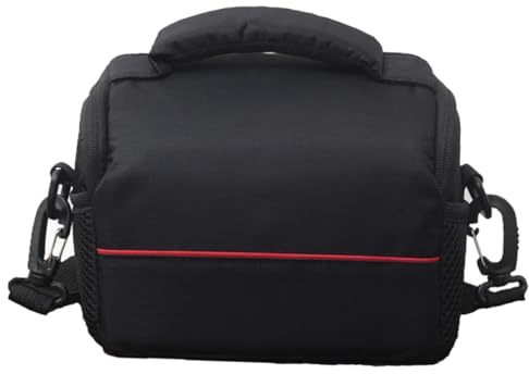 GARIOUANS Borsa Per Fotocamera Compatta Fodera Morbida Tracolla Regolabile Nylon Resistente Chiusura Cerniera Tasca Rete Per Obiettivi e Accessori Per Trasporto e Protezione