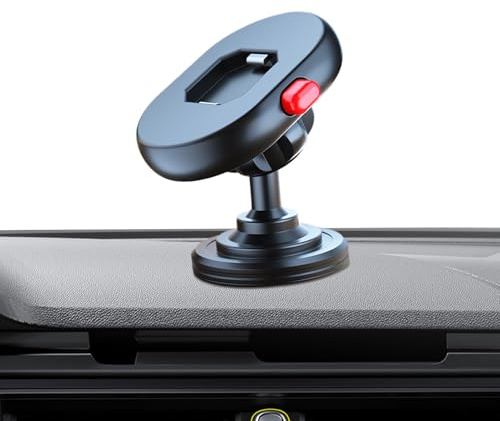 WJnflQN Support de téléphone portable pour voiture - Pivotant à 360 ° - Libération rapide pour tout-terrain, camion, navigation, voyage