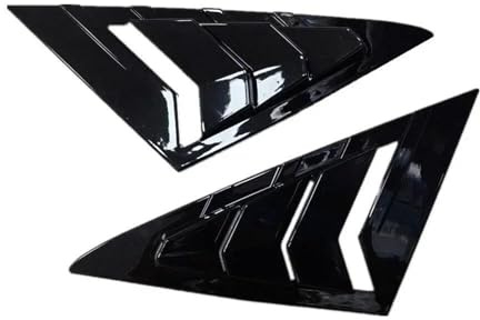 Heckscheibe Spoiler Wing Für VW Für Golf 7/7,5 Für MK7/7,5 Für GTI Für R 2014-2020 Hinten Vorne Dreieck Fenster Jalousie Seite Shutter Aufkleber Vent(Front Black)