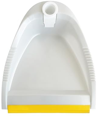 Pamex - Recogedor Plegable Antivuelco Nacar - 24 Unidades (Amarillo, Palo Metal)