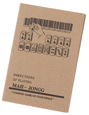 Xgdsnly Mahjong Guidebook Livre D'Apprentissage Instructions Illustrées Manuel Débutants Ouvrage de Référence Règles Traditionnelles Matériaux Papier D, Guide du Mahjong