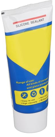 BAFOVY Sellador de Silicona Multiusos, Sellador Adhesivo Impermeable, Masilla de Plástico para Reparación de Huecos, Fácil Aplicación, Bloqueo de Moho, Protección contra la Suciedad, para Baño,